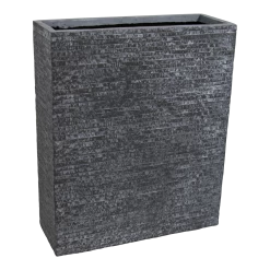 Plantenbak Utah Terras - L60 X B23 X H72cm - Donkergrijs