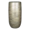 Bloempot Mira Hoog - D29 X H60cm - Goud -Buitentuinonderhouds Winkel vaas mira d29 h60cm industrieel goud bloempot 1