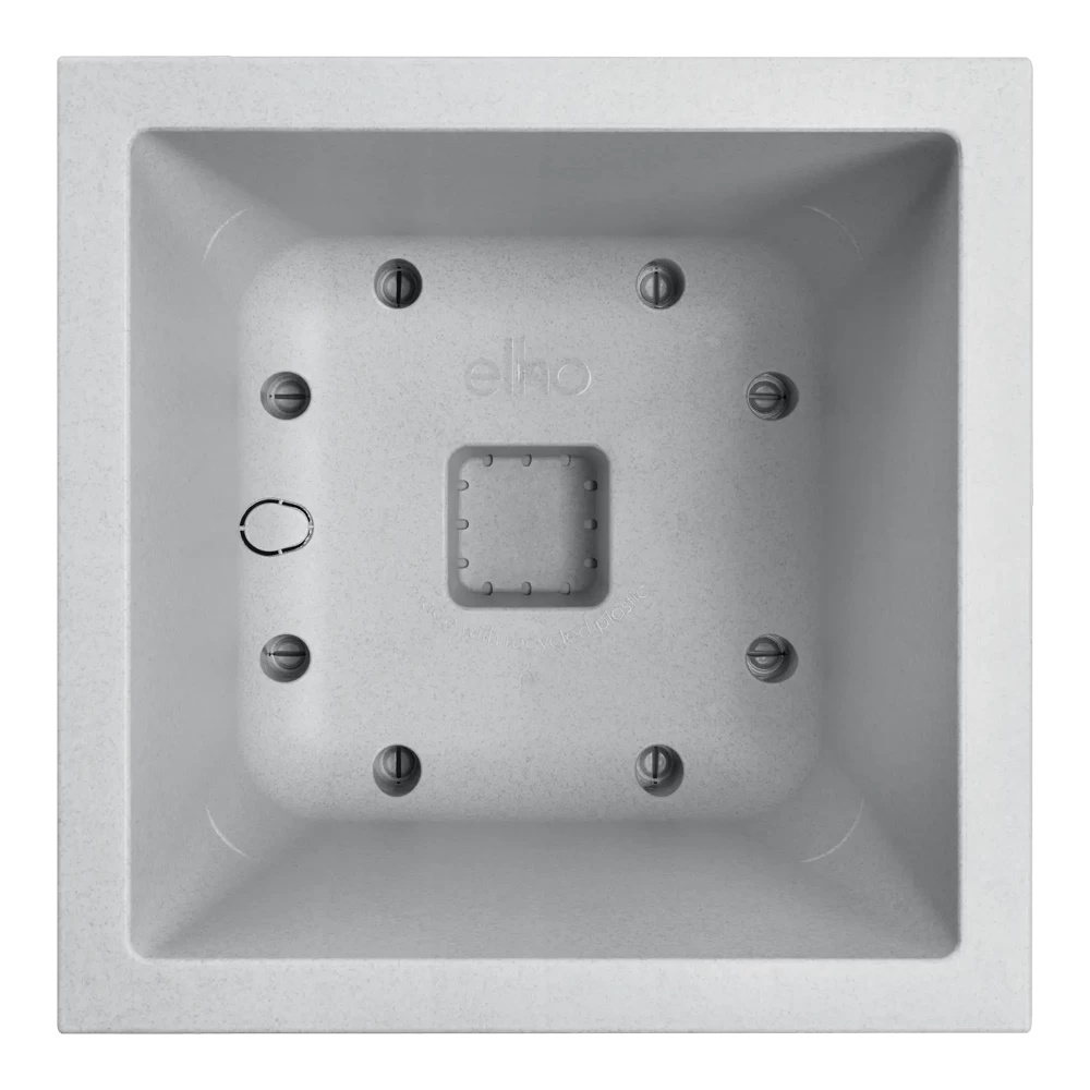 Elho Vivo Next Vierkant Wielen 40cm - Warm Grijs 5 Elho Vivo Next Vierkant Wielen 40cm - Warm Grijs - Afbeelding 3